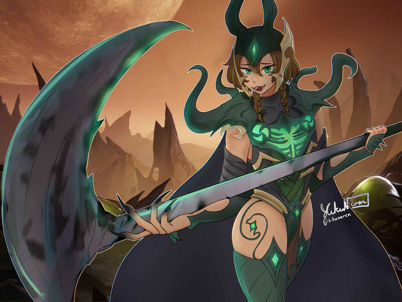 OC art (Outfit based off of Loki from Marvels) OC art (Outfit based off of Loki from Marvels)